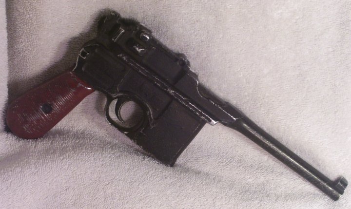 German Mauser C96 Broomhandle Training or Parade Pistol, 1930 German Mauser C96 Broomhandle Training or Parade Pistol, 1930